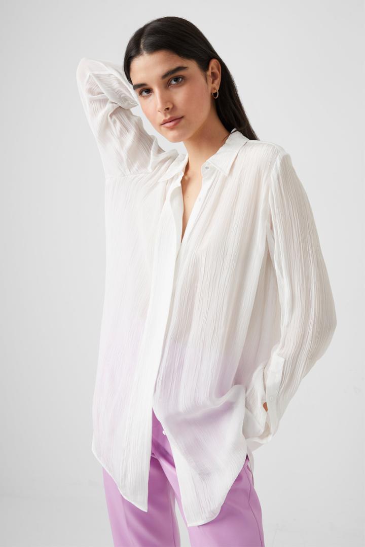 French Connection Banita Crinkle Shirt
