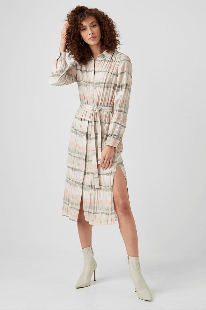 French Connection Hope Drape Shirt Dress