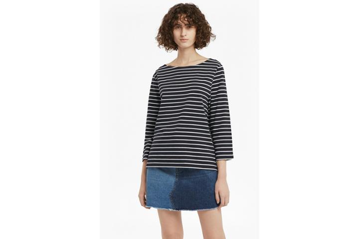French Connection Tim Tim Breton Striped Top