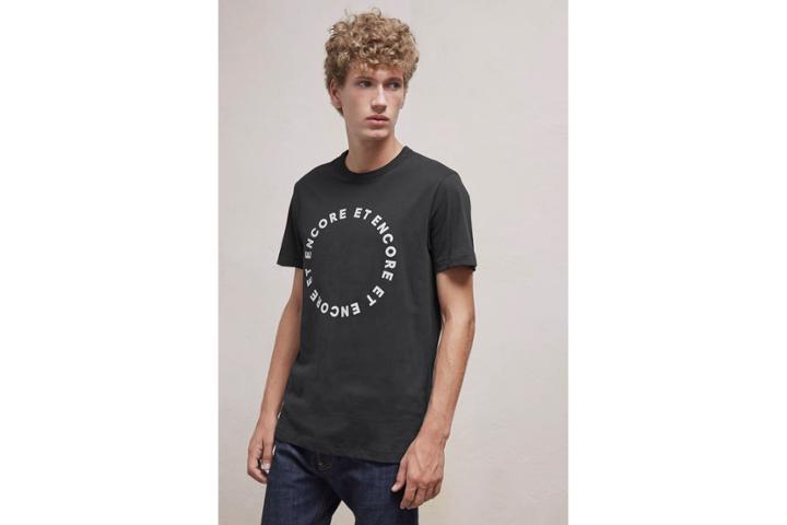 French Connection Encore Et Encore Slogan T-shirt