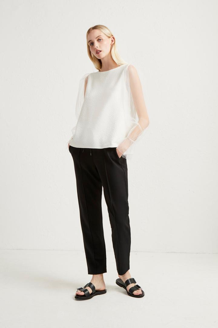 Fcus Phyllis Sheer Jersey Top