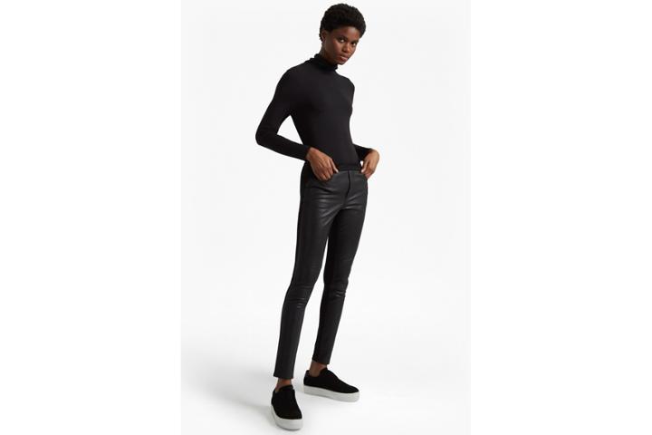 French Connection Leather Pull On Leggings
