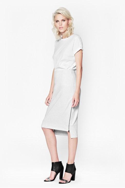 French Connection Olympic Marl Pencil Skirt