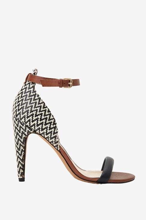 French Connection Nanette Woven Heel Sandals