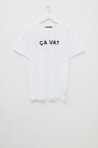 French Connenction Ca Va Slogan T-shirt