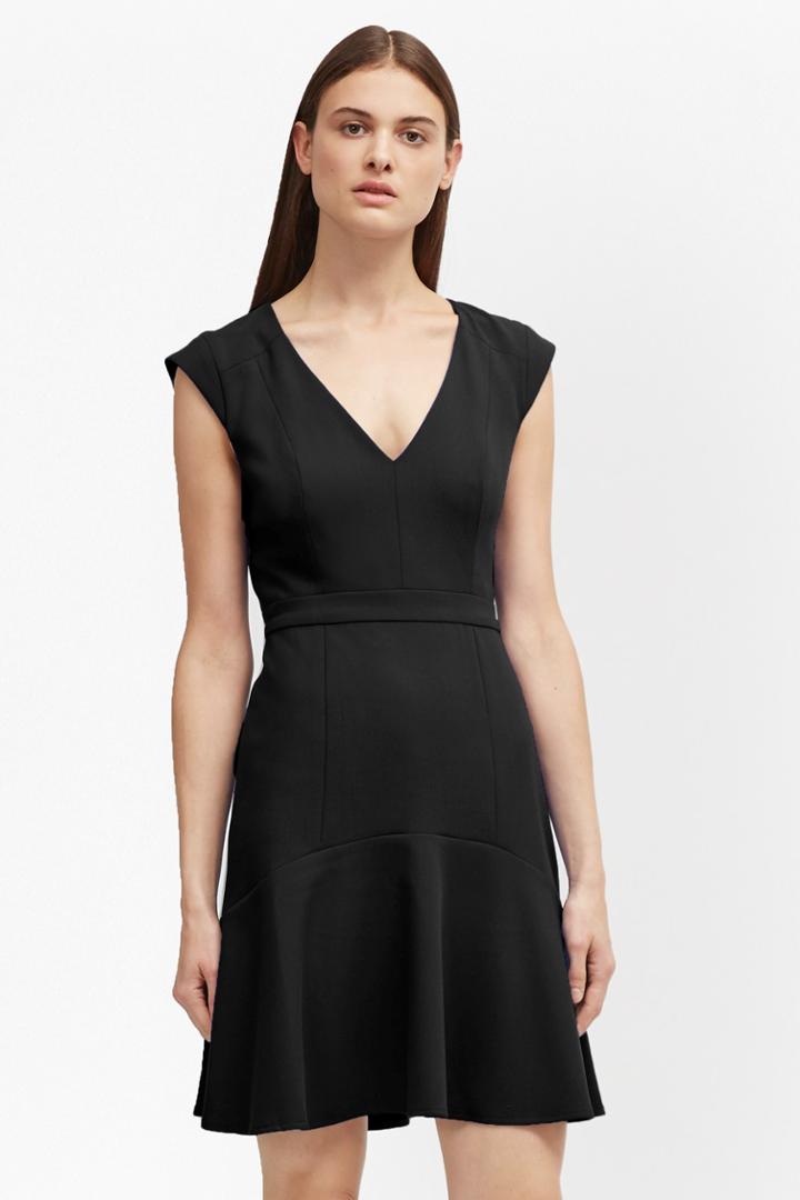 French Connection Whisper Light Flared Hem Dress