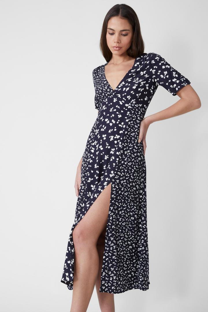 French Connection Bonita Drape Maxi Dress