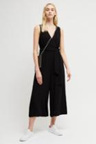 French Connenction Bessie Sleeveless Crepe Jumpsuit