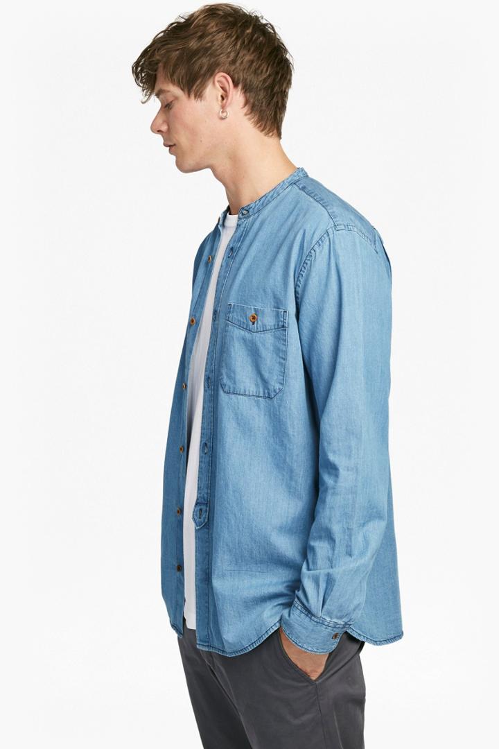 Fcus The Three Ages Of Denim Grandad Shirt