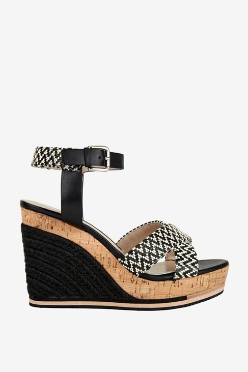 French Connection Lata Wedges Heels Sandals