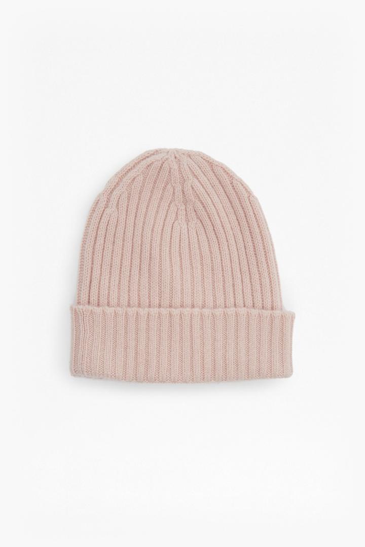 French Connenction Cashmere Rib Beanie