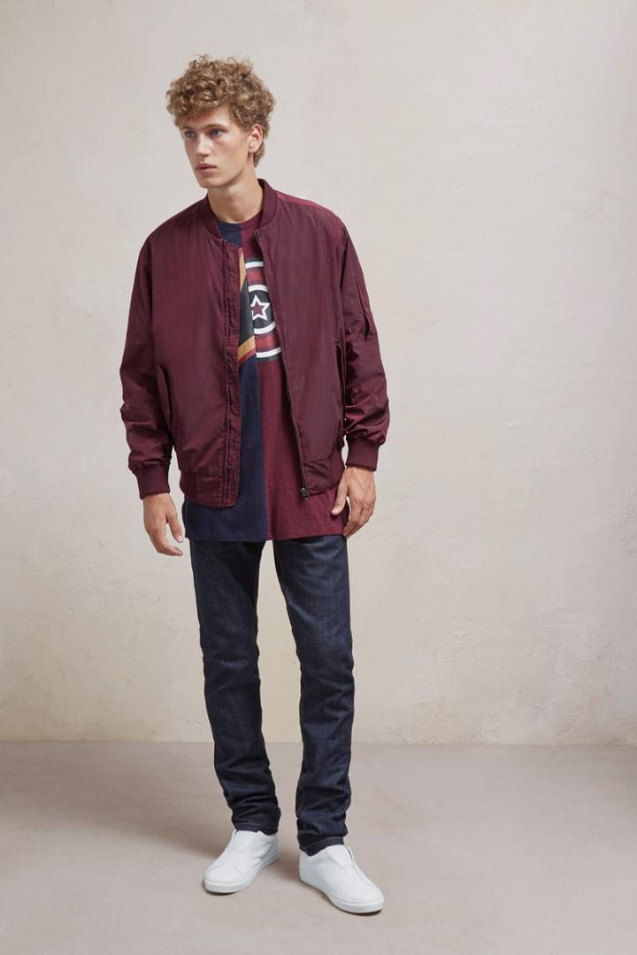French Connenction Boulevard Light Bomber Jacket