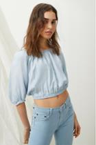 French Connenction Julienne Lyocell 70s Crop Top