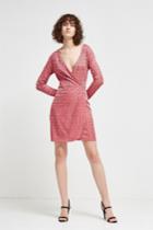 French Connection Linear Jacquard Dress