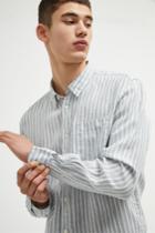French Connenction Linen Slub Stripe Shirt