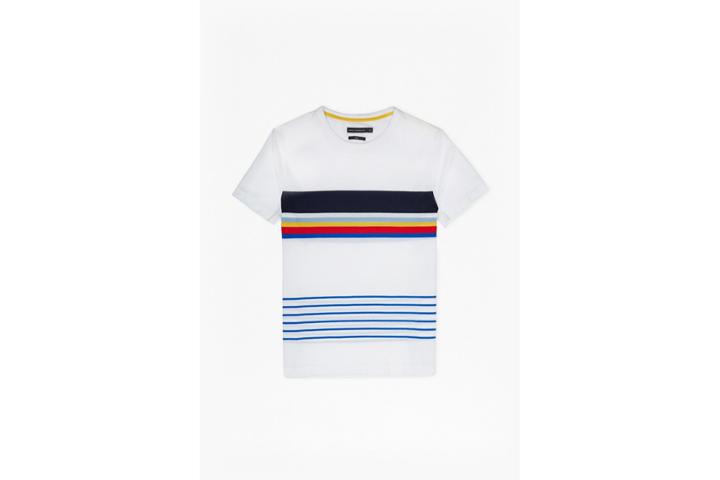 French Connection Senior Stripes Cotton T-shirt