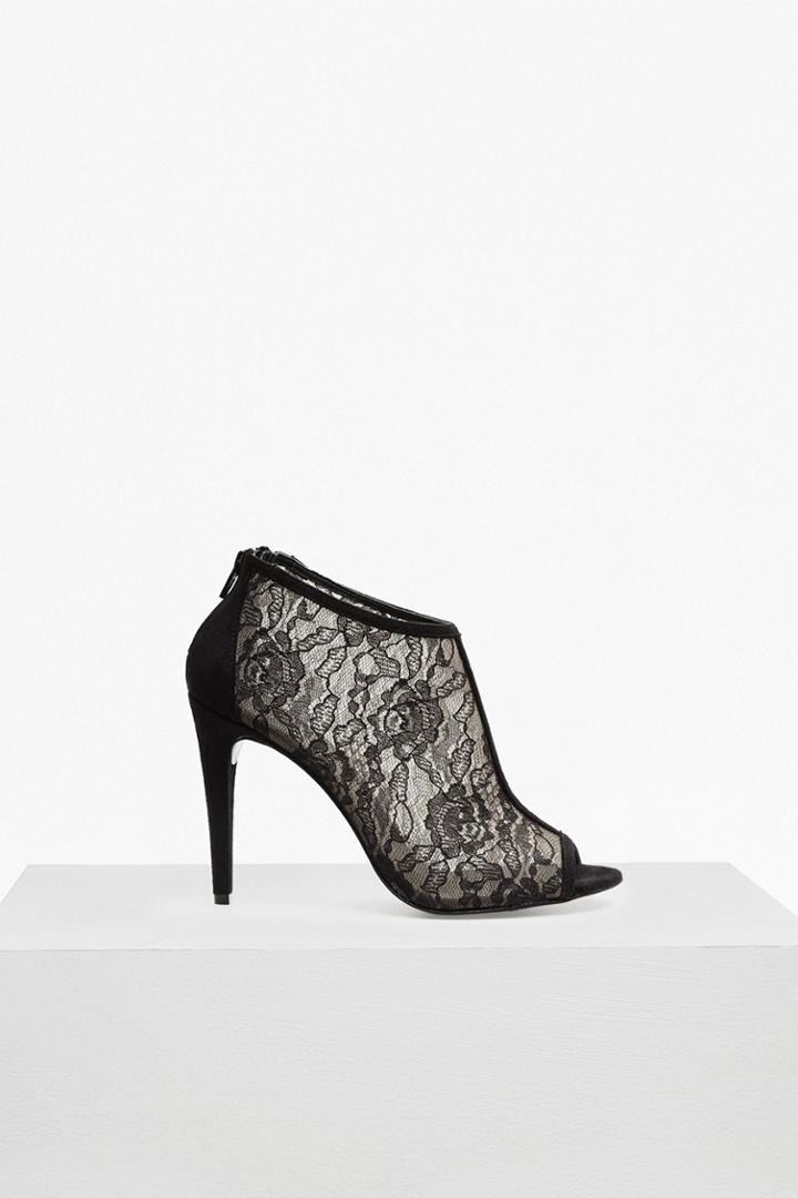 French Connection Quiana Peep Toe Bootie Heels