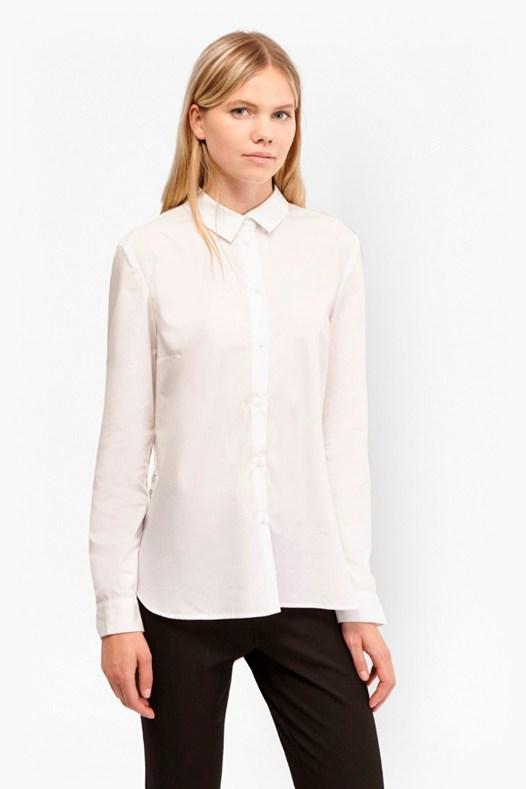 French Connection Belle Cotton Lace Back Shirt