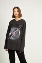 French Connenction Peggy Embellished Jersey Sweatshirt