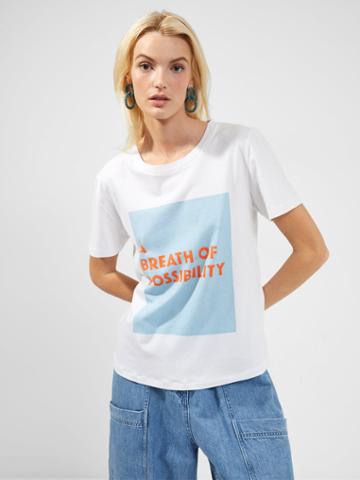 French Connection Breath Of Possibility Boyfit Tee