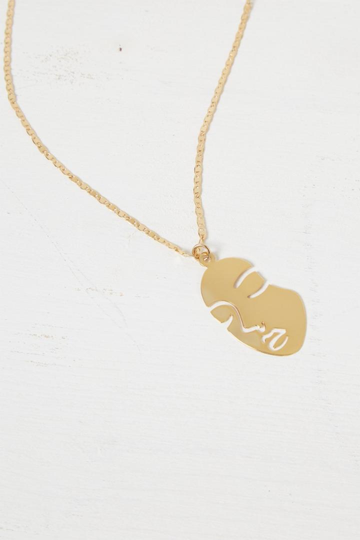 Fcus Face Necklace