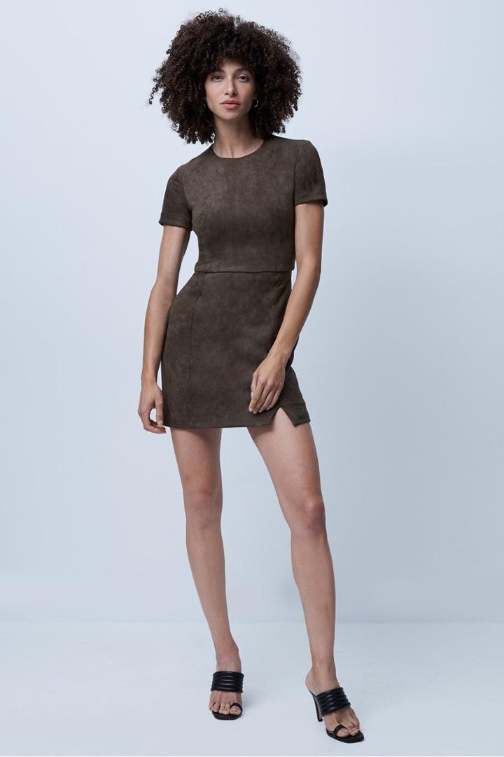 French Connection Patty Drape Short Sleeve Dress