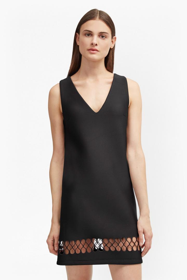 French Connection Clara Eight Hem Detail Dress
