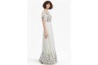 French Connection Lucille Stretch Embroidered Maxi Dress
