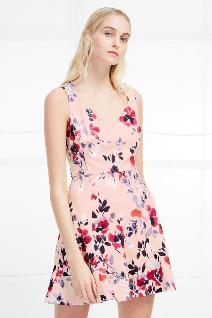 Fcus Linosa Cotton V Neck Dress