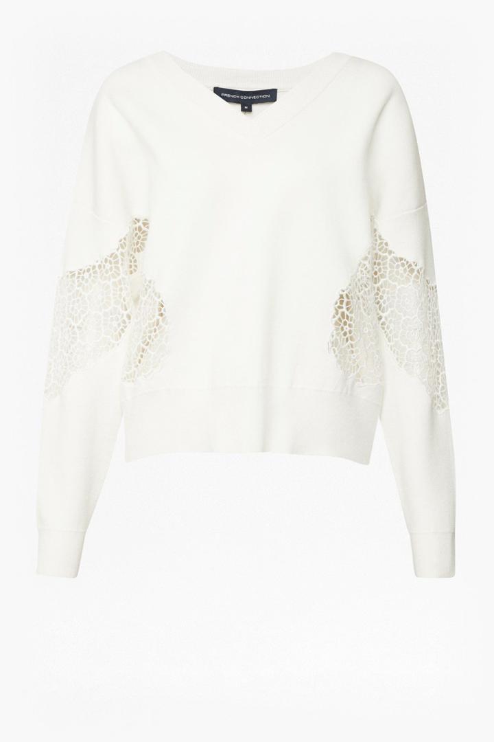 French Connenction Valerie Lace Knit Jumper