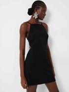 French Connection Whisper Cut Out Square Neck Dress