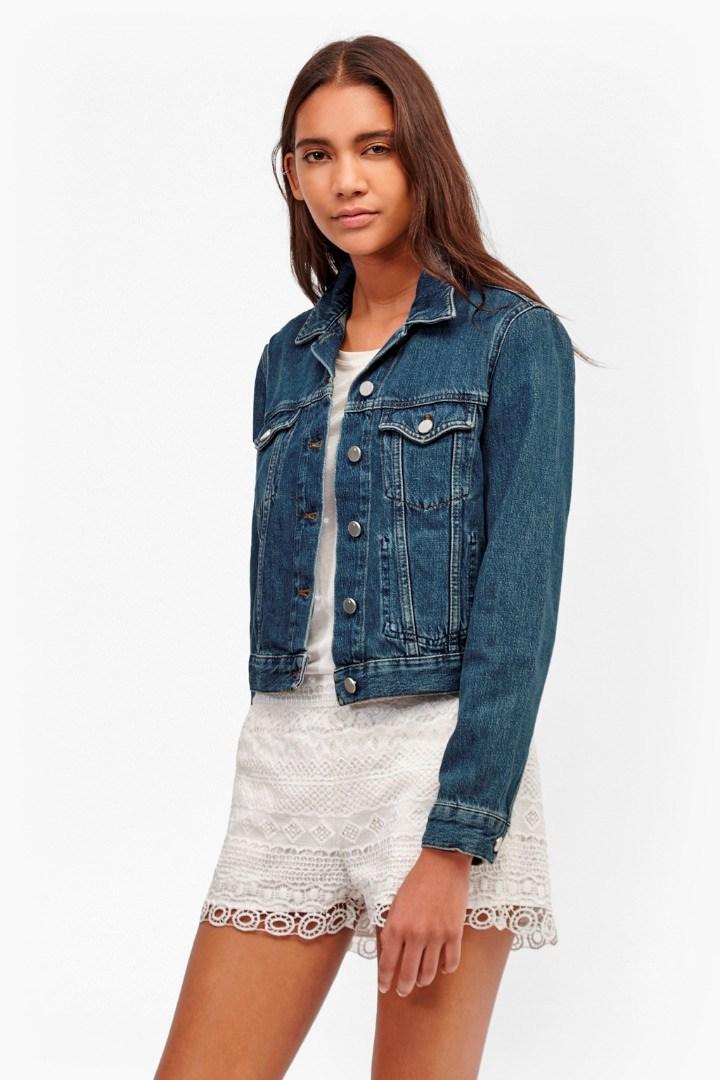French Connection Micro Western Denim Jacket