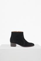 Fcus Katy Suede Western Ankle Boots