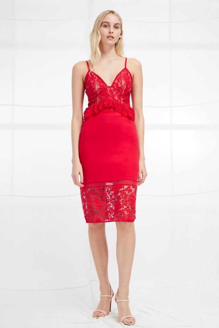 Fcus Delos Lucky Layer Pencil Skirt