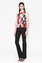 French Connection Miami Graffiti Pleat Top