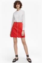 French Connenction Ellef Suedette Mini Skirt
