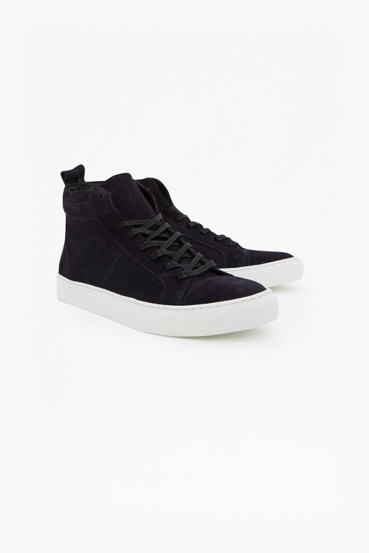 French Connenction Suede High Top Trainers