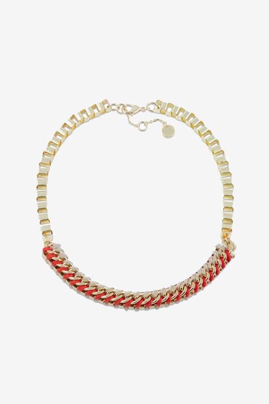 French Connection Thread Wrapped Necklace