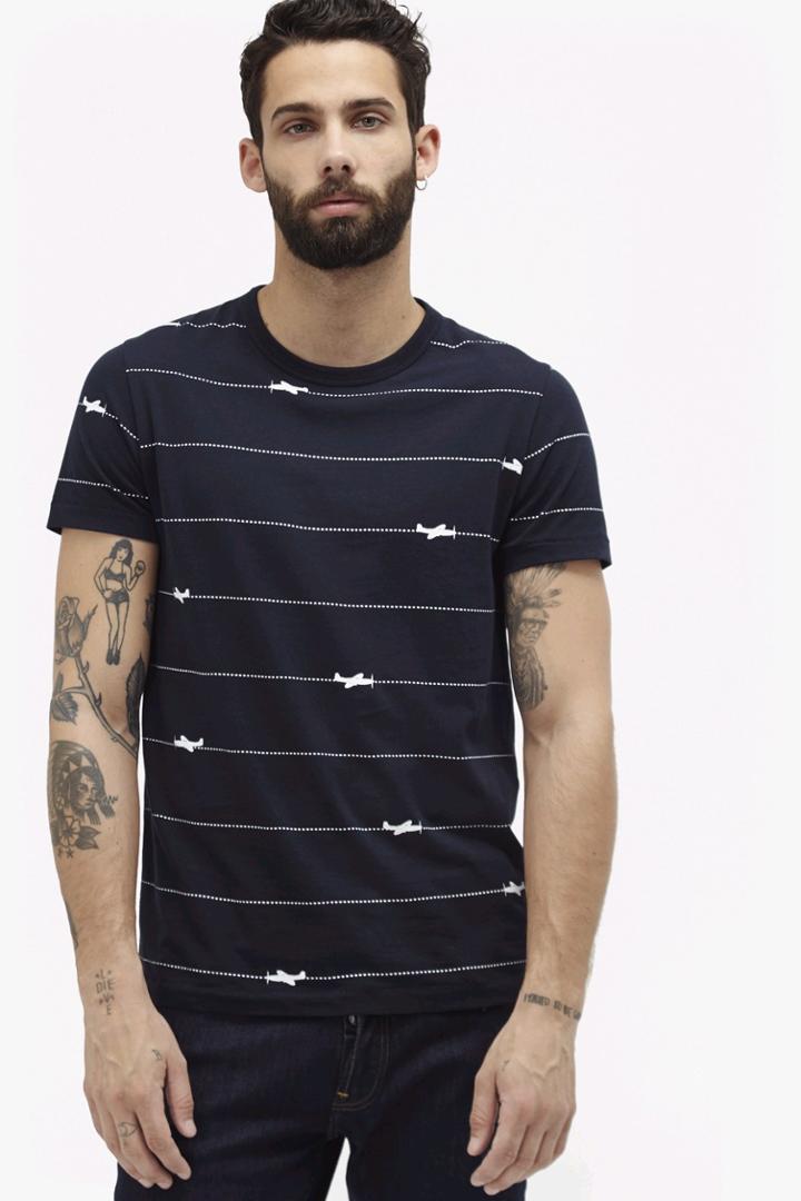 French Connection Aeroplane Repeat Marlon T-shirt