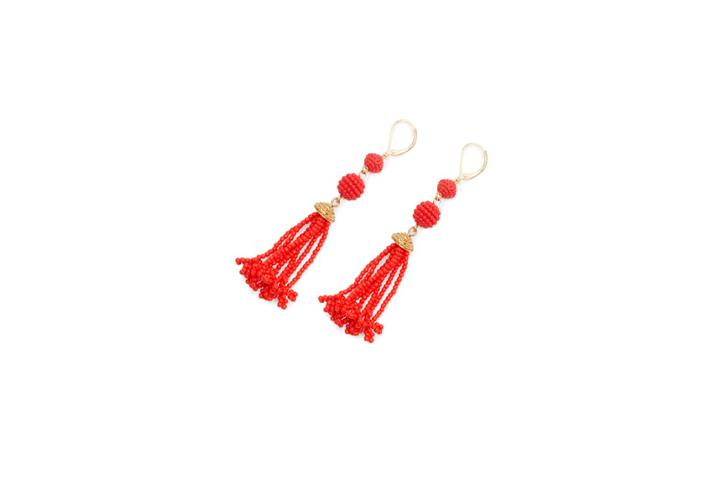 French Connection Geo Resin Bead Earrings