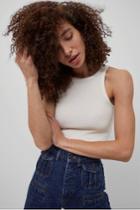French Connection Rasha Ribbed Jersey Tank Top