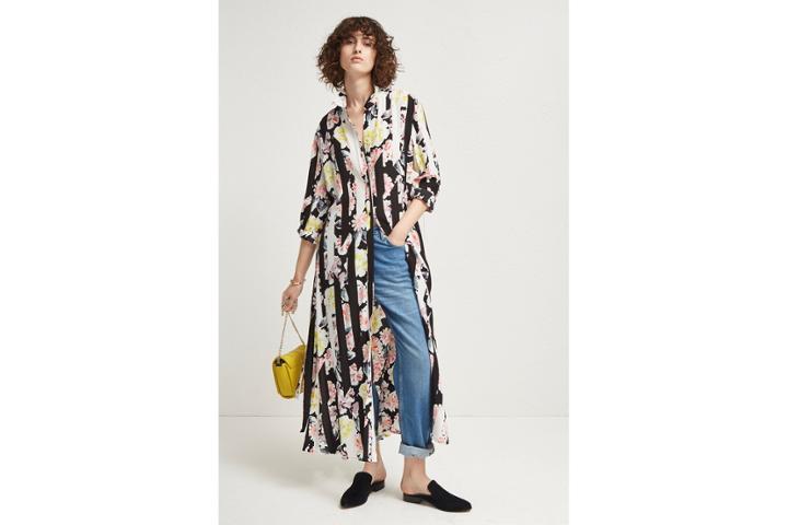 French Connection Enoshima Drape Maxi Dress