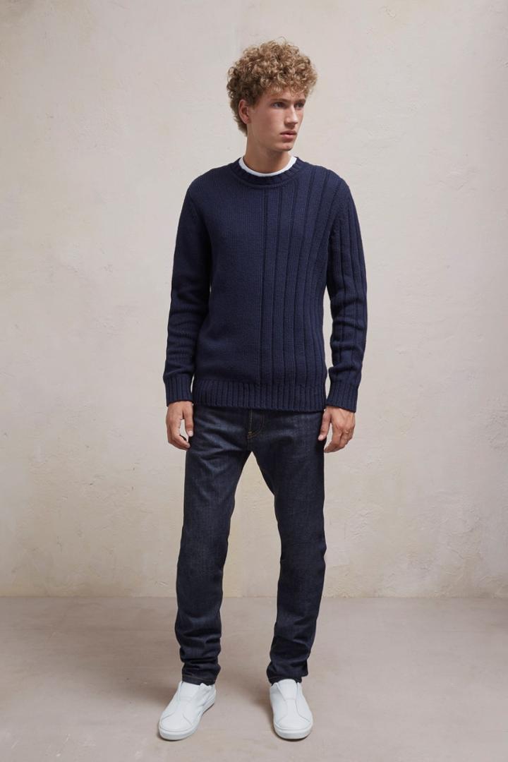 Fcus Cotton Wool Mixed Stitch Jumper