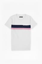French Connection Colourful Stripe Pocket T-shirt