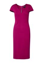 French Connection Lula Stretch Fitted Midi Dress