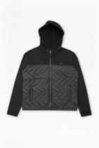 French Connection Quilted Zip Thru Hoody
