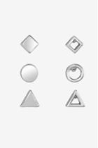 French Connection Shape Studs Set Of 6