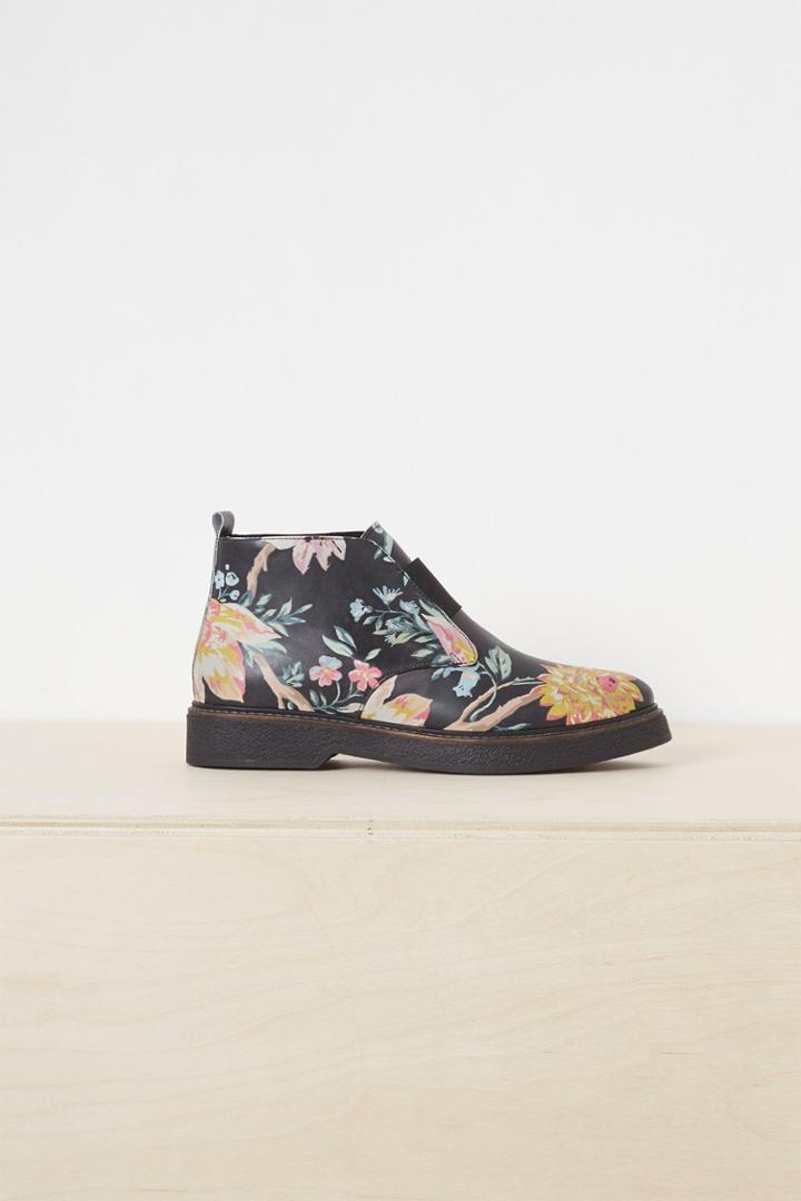 Fcus Nasima Chunky Sole Printed Ankle Boots