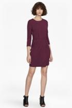 Fcus Elsa Long Sleeved Draped Jersey Dress