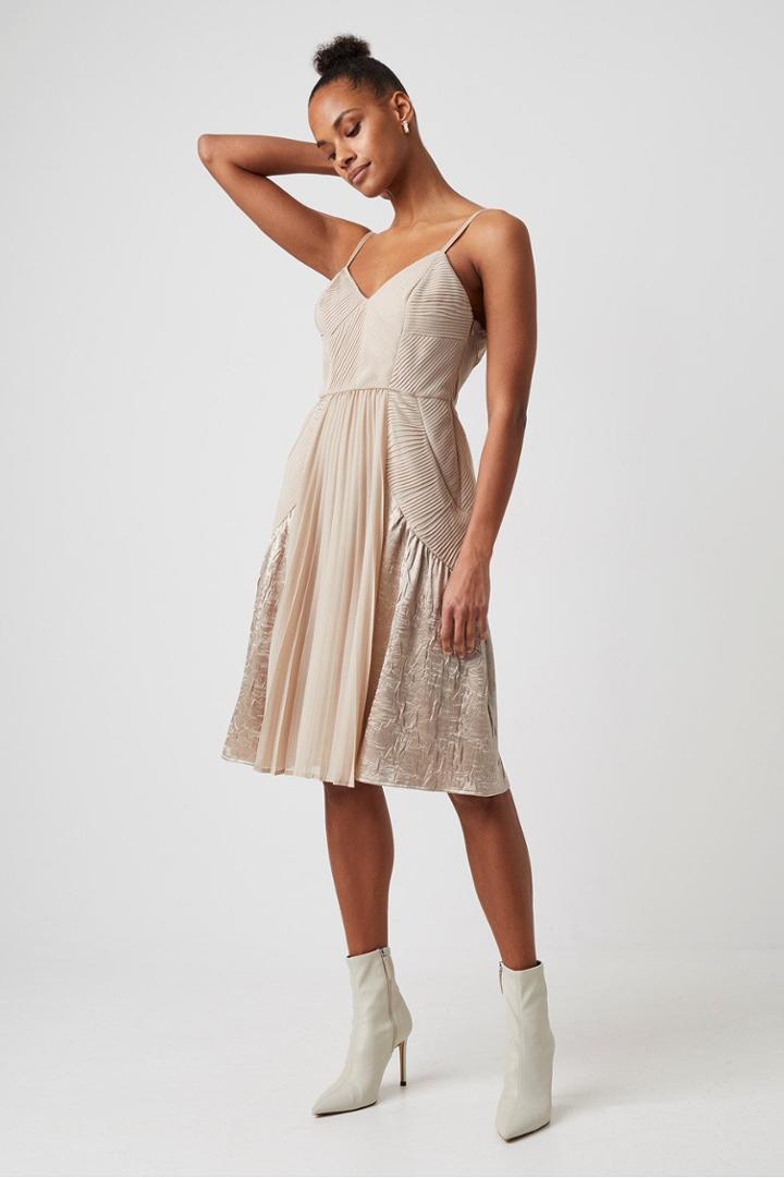 French Connection Elloisse Georgette Ruched Dress